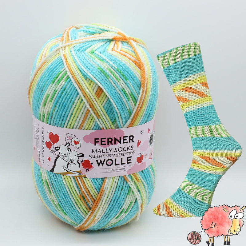 Ferner Wolle - Mally Socks - Valentinstag Edition ´24
