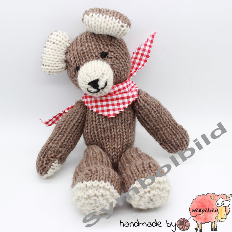Teddybär - Basic - handmade by sekkebea