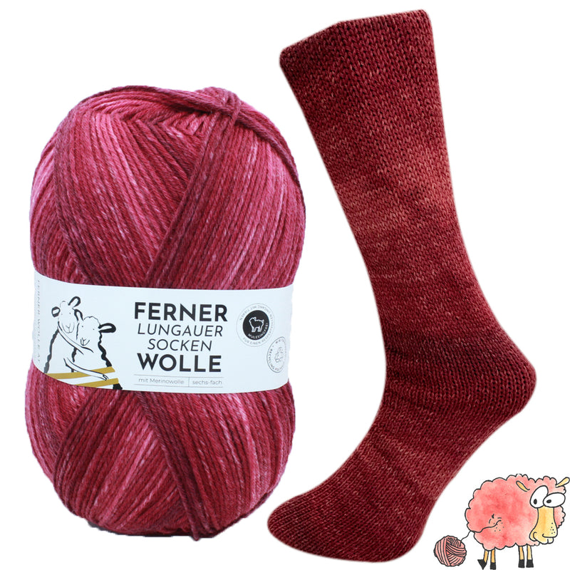 Ferner Wolle - Lungauer Sockenwolle 6fach 2021/2- Merino - NEUE FARBEN