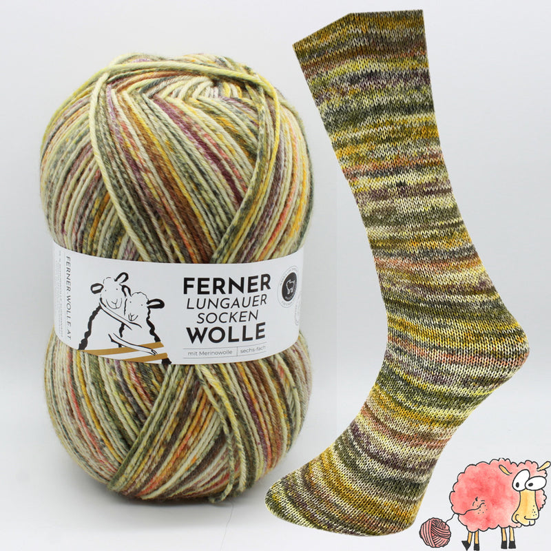 Ferner Wolle - Lungauer Sockenwolle 6fach 2022 - Merino