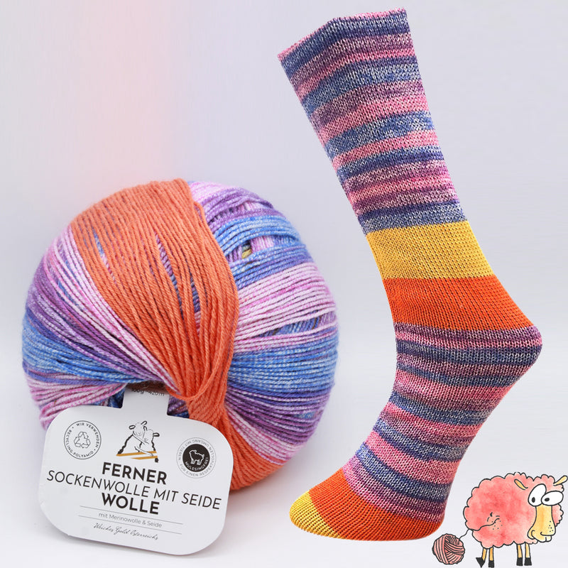 Ferner Wolle - Lungauer Sockenwolle mit Seide - Edition ´23