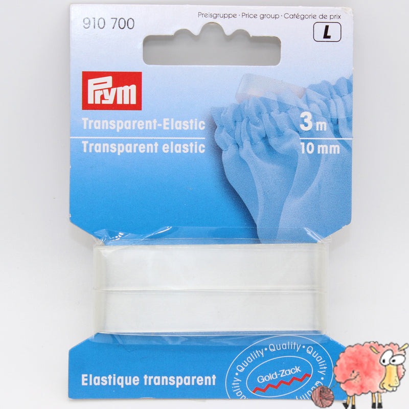 Prym - Transparent-Elastikband - Kunststoff