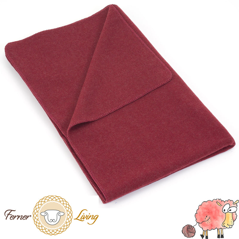 Ferner Wolle - Baby Decke 0,75x1m - Merino