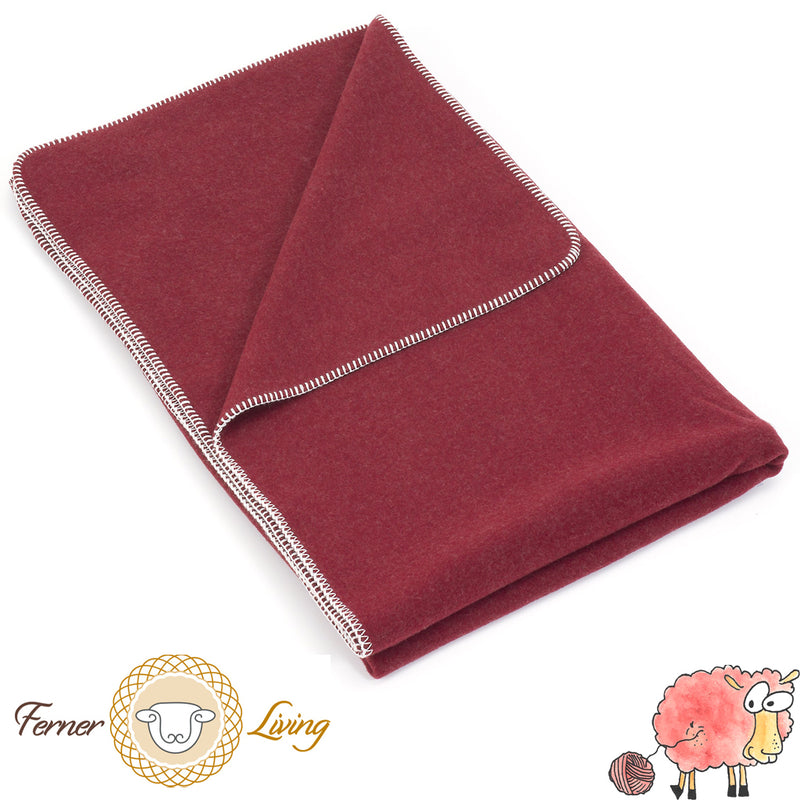 Ferner Wolle - Baby Decke 0,75x1m - Merino
