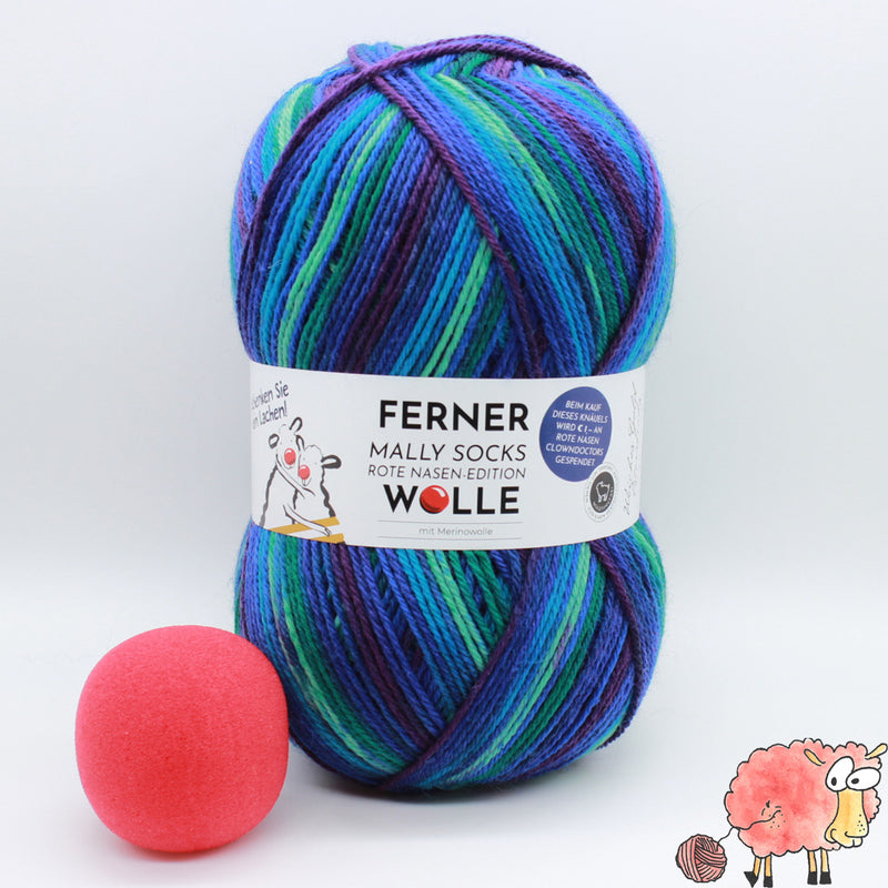Ferner Wolle - Mally Socks - Rote Nasen Edition